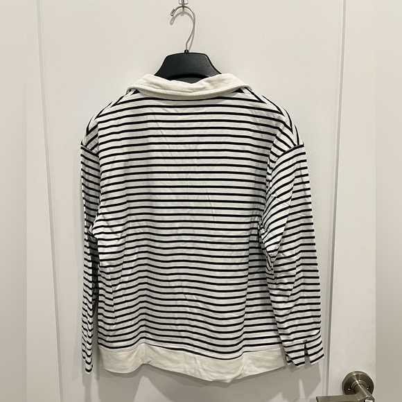 Vineyard vines v-neck striped polo - Picture 3 of 4